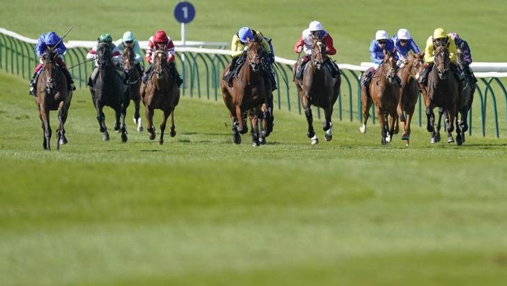 Horse racing at Newmarket